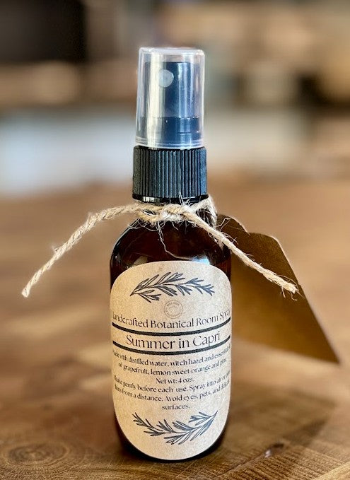 Handcrafted Botanical Room Spray - Summer in Capri