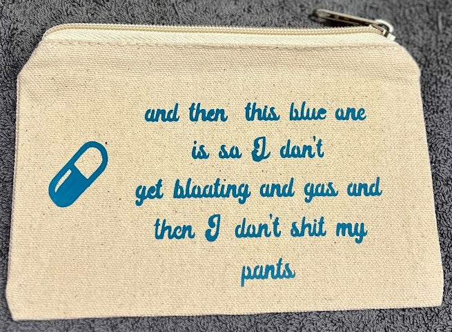 100% Cotton Zipper Pouch
