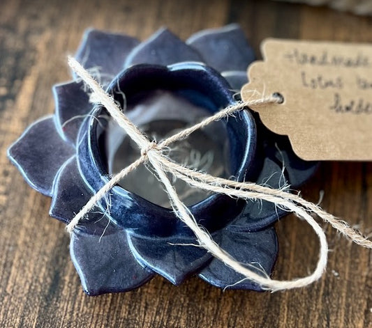 Resin Lotus Tea Light Holder