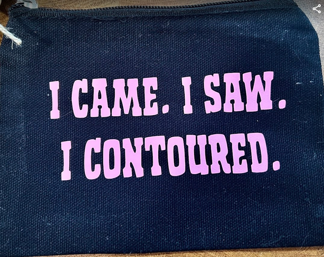 100% Cotton Zipper Pouch