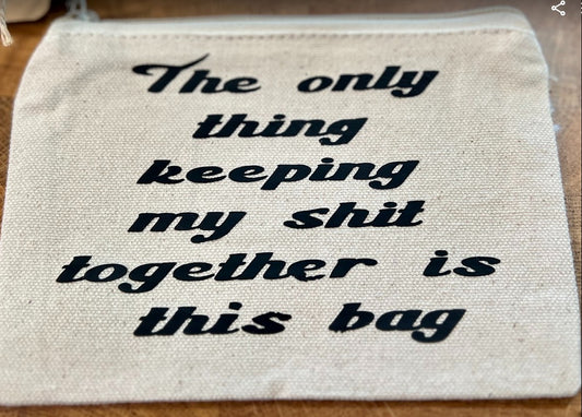 100% Cotton Zipper Pouch